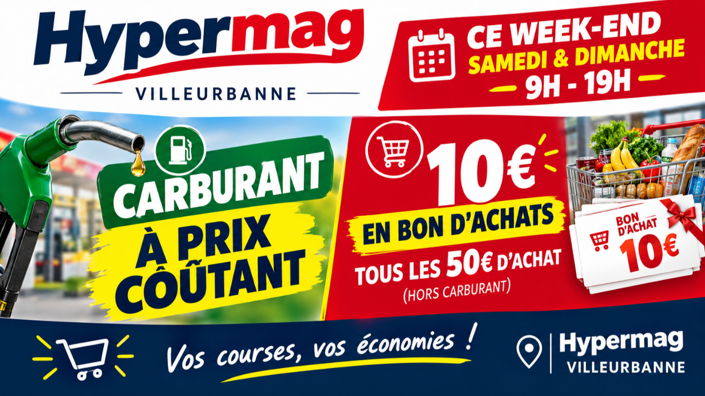 Hypermag : carburant à prix coûtant et bons d’achat